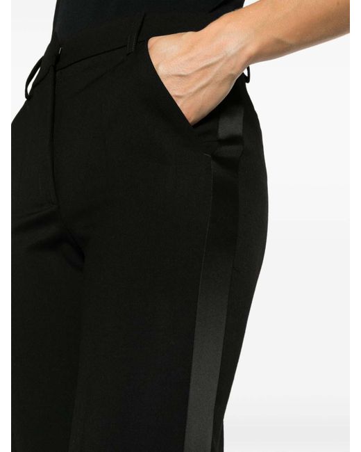 P.A.R.O.S.H. Black Wool Trousers