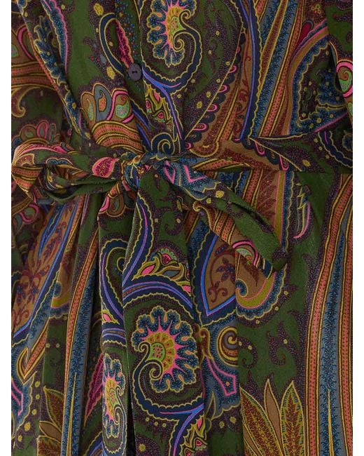 Etro Multicolor Long Dress