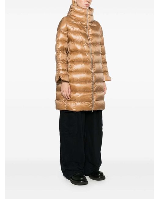 Herno Natural Long-Colored Down Jacket
