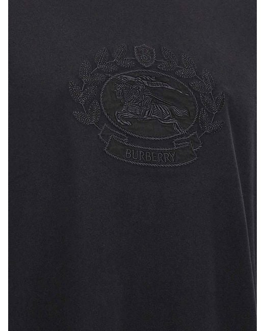 Burberry Black T-Shirts And Polos for men