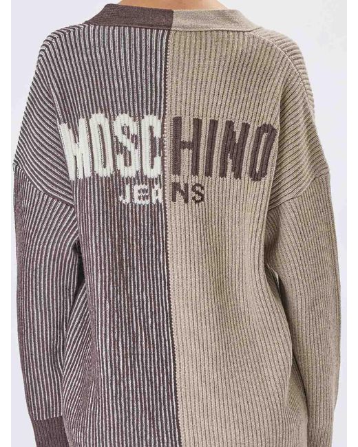 Moschino Brown Cardigan