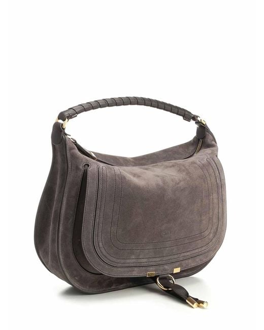 Chloé Gray Marcie Shoulder Bag