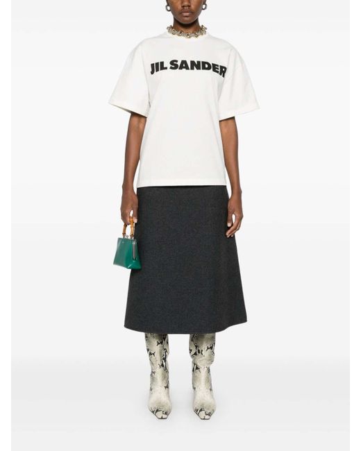 Jil Sander Multicolor Round Neck