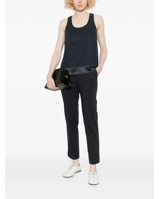 Peserico Blue Straight Leg Trousers
