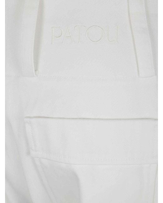 Patou Gray Large Belt Trousers