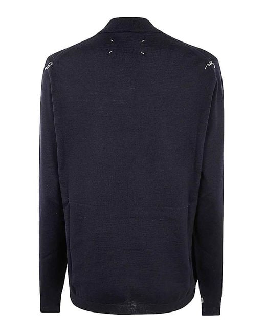 Maison Margiela Blue Round Neck