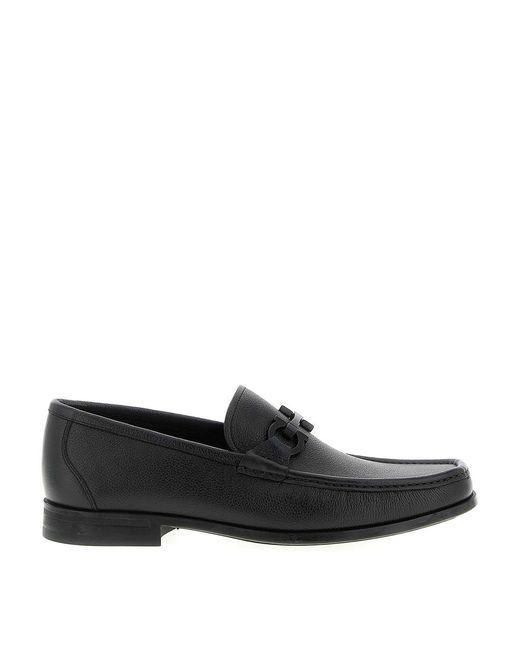 Ferragamo Black Grandioso 2 Loafers for men