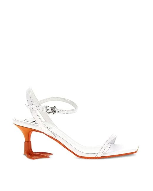 Moschino White Oca Luisa Sandal