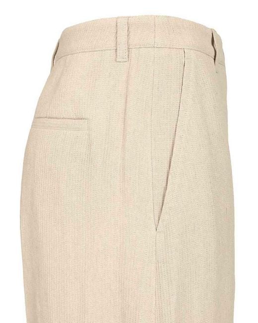 Emporio Armani Natural Tailored Trousers