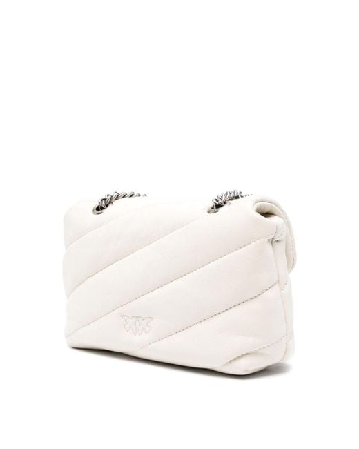 Pinko White Shoulder Bag