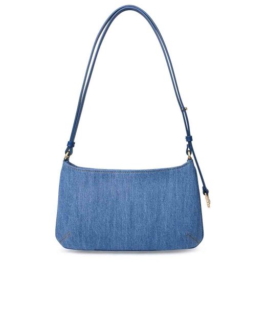 Palm Angels Blue Giorgina Cotton Denim Bag