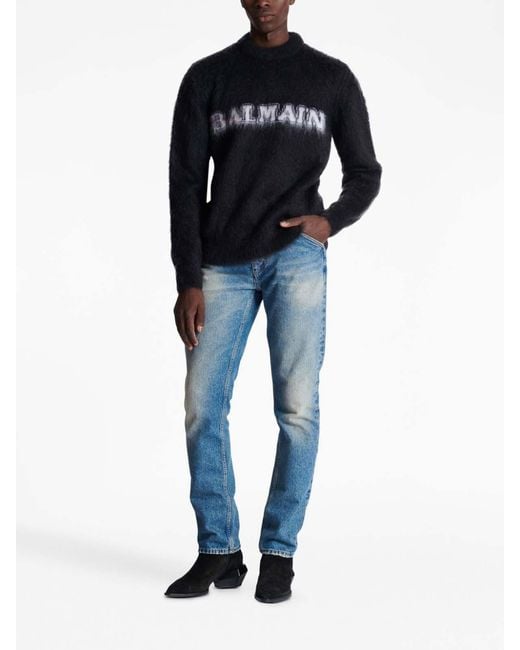Balmain Black Sweaters for men