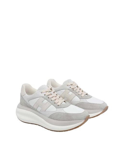 Hogan White H714 Sneakers