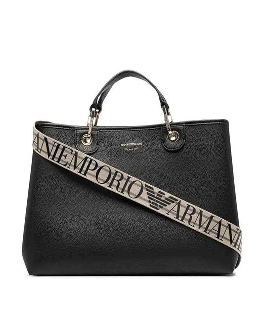 Emporio Armani Black Shopping Bag