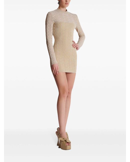 Balmain Natural Short Dress