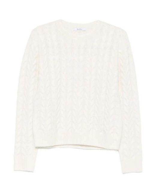 Max Mara White Sweater