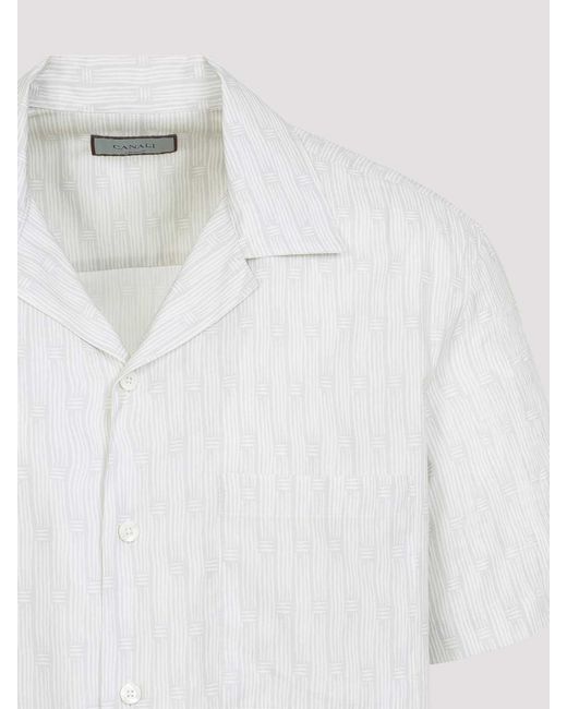 Canali White Shirt for men