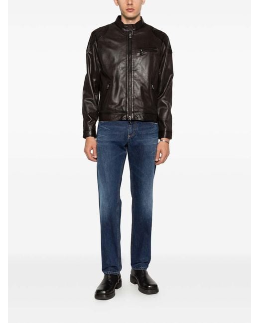 THE JACK AND JACKIE LEATHERS Black Rouge Jacket for men