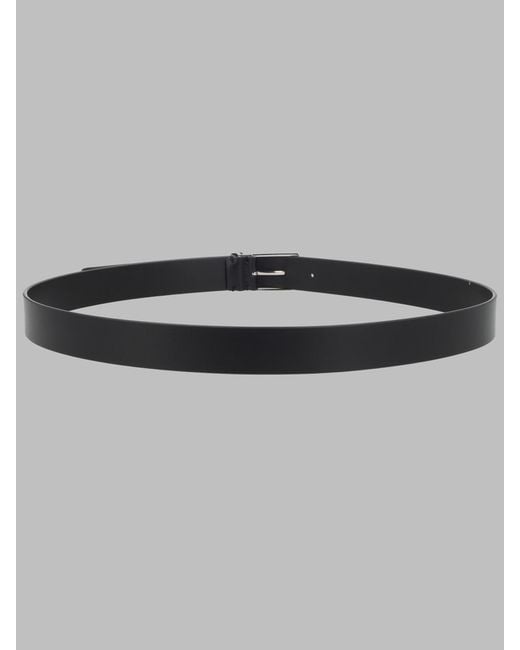 Tom Ford White Leather Belt With Loop for men