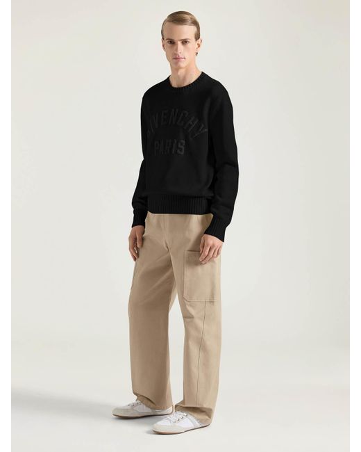 Givenchy Black Crew Neck Sweater for men