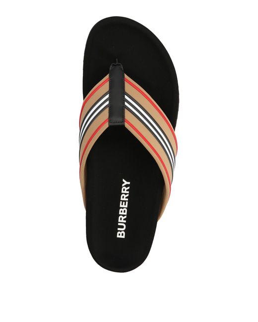 Burberry Multicolor Clintonville Thong Sandals for men