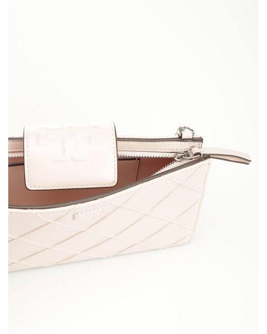 Tory Burch Natural Chain Wallet