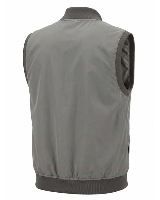 Brunello Cucinelli Gray Padded Vest for men