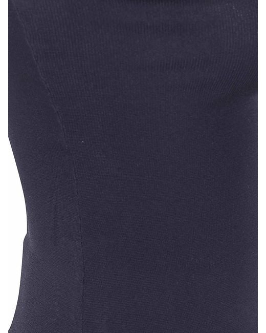 Entire studios Blue Bandeau Midi Dress