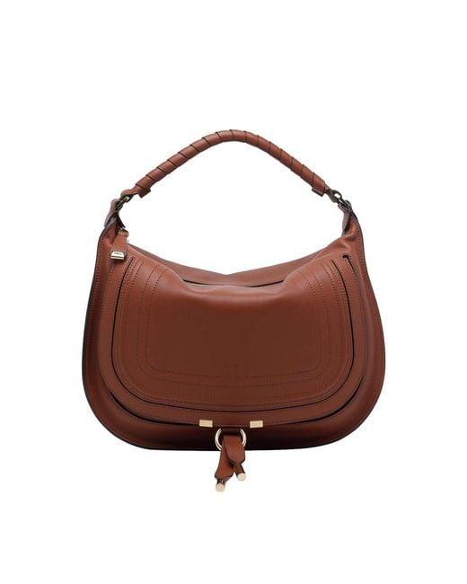 Chloé Brown Marcie Shoulder Bag
