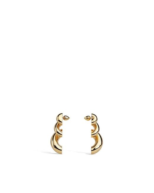 Alaïa Metallic Torsion Earrings