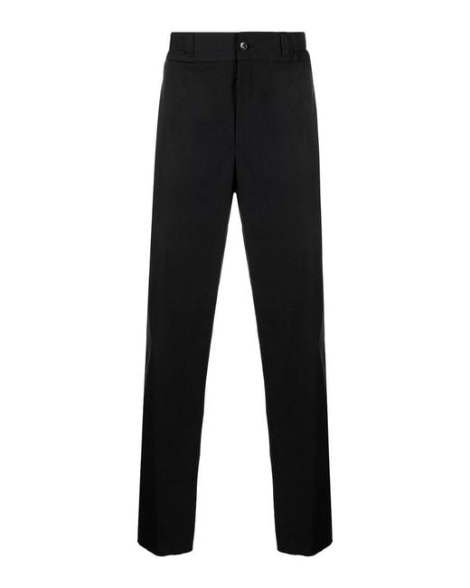 Lanvin Black High-Waist Straight-Leg Trousers for men