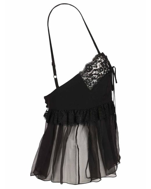 Chloé Black Lingerie Top