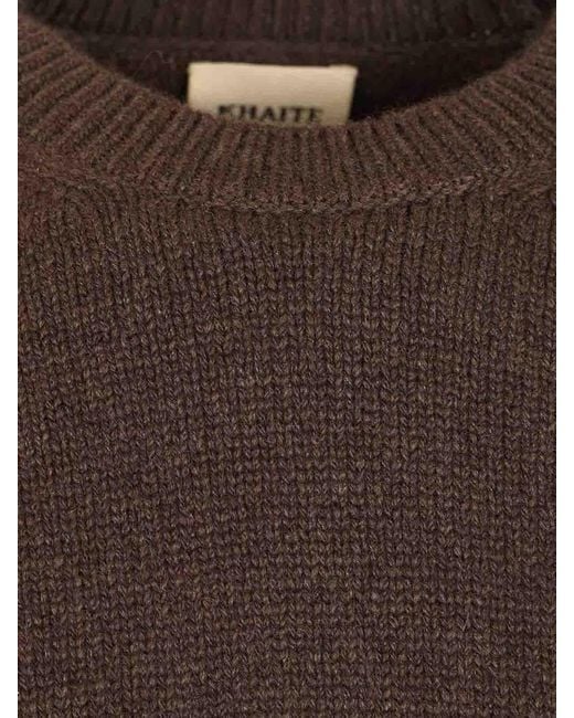 Khaite Brown Sweater