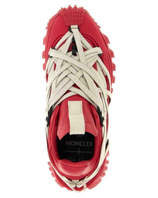 Rick Owens Red Moncler + Sneakers