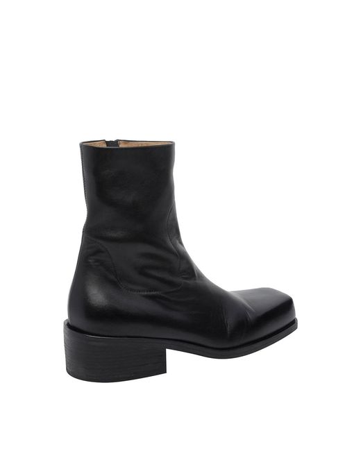 Marsèll Black Cassello Booties for men