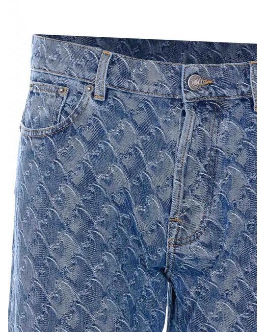 Lanvin Blue Denim Jeans for men