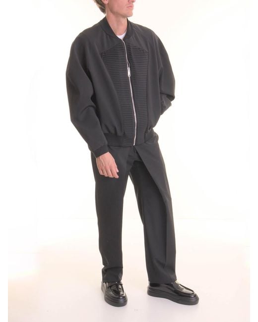 Les Hommes Black Jacket for men