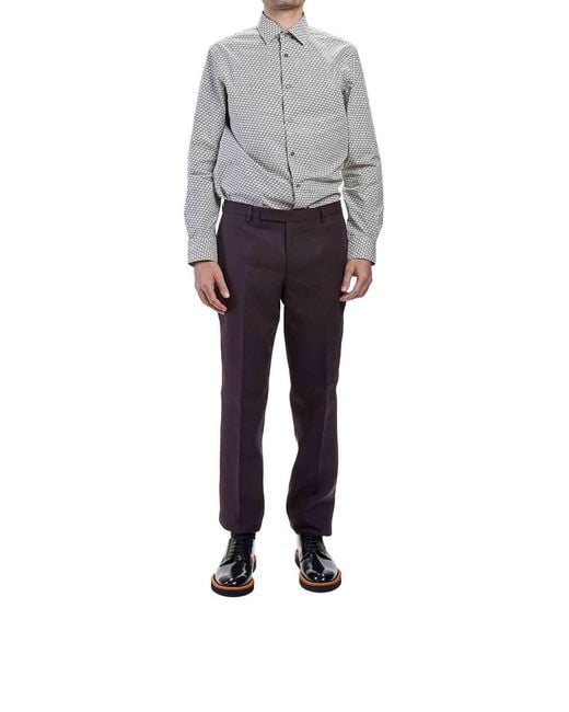 Paul Smith Blue Soho Linen Suit for men
