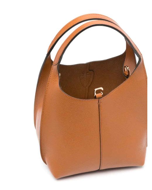 Tod's Brown Shoulder Bag T Timeless Mini Leather