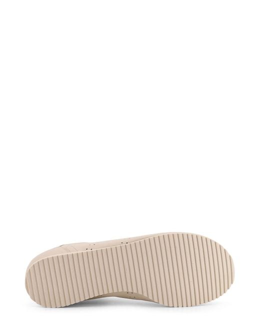 AMI White Low-Top Leather Sneakers for men