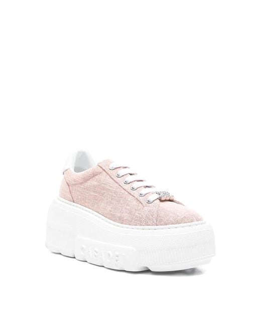 Casadei Pink Nexus Sneakers