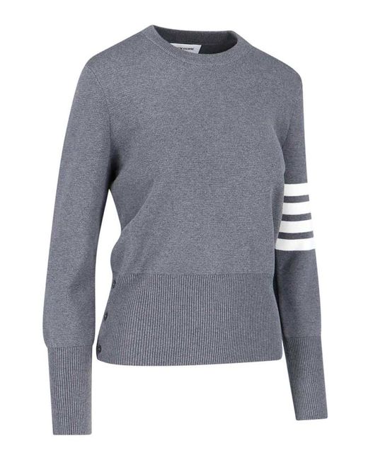 Thom Browne Gray Sweater