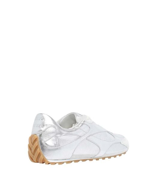 Bottega Veneta White Orbit Flash Sneakers for men