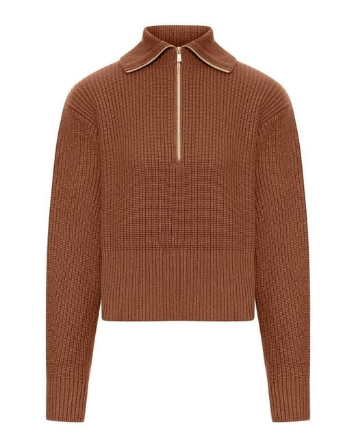 Max Mara Brown Nadar Wool Sweater
