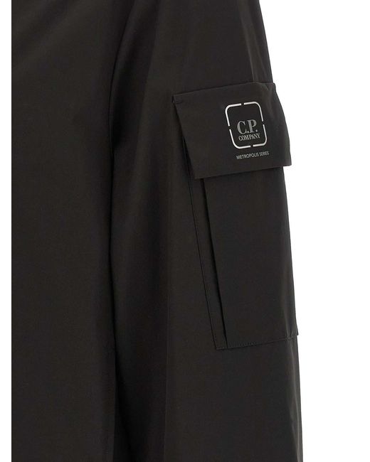C P Company Black C. P. Company Polyester Blouse for men