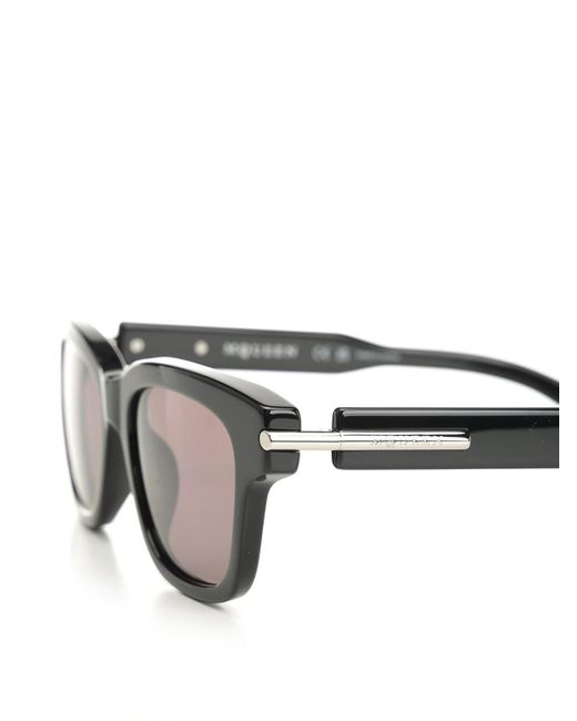 McQueen Gray Acetate Sunglasses