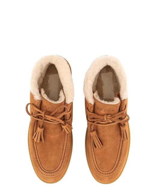 Hogan Brown Ankle Shoe