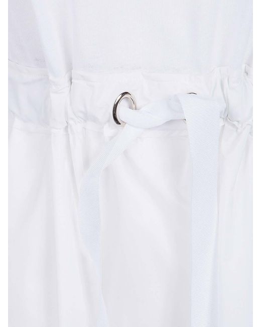 Herno White Midi Dress