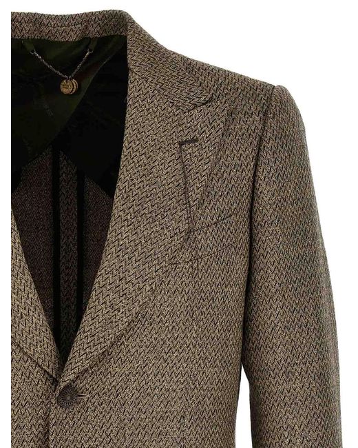 Maurizio Miri Green Blazer for men