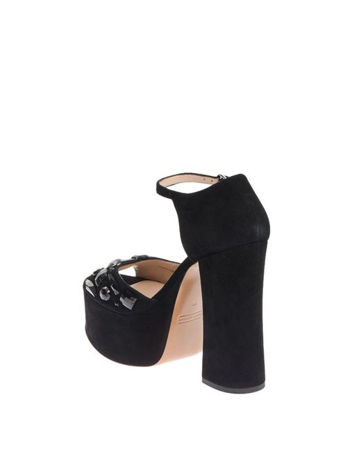 Marc Jacobs Black Adriana Sandals